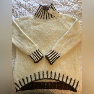 Astrid Cozy Turtleneck Sweater Made in Italy Size Medium
